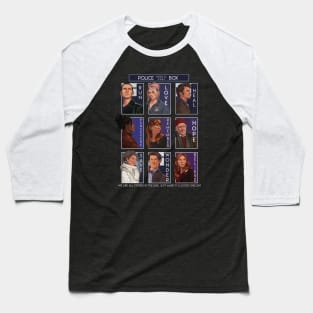 Who Collage - Version 1 Baseball T-Shirt